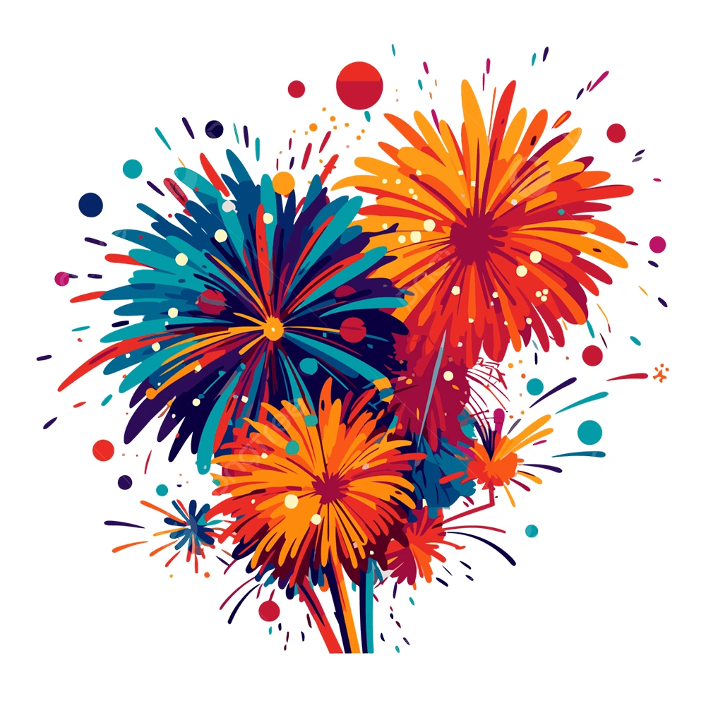 Fancy crackers category — colourful aerial fireworks