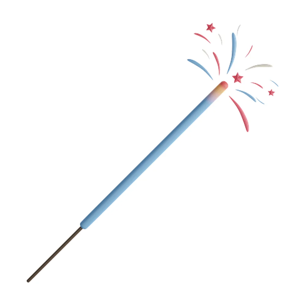 Sparklers category — electric and traditional hand sparklers